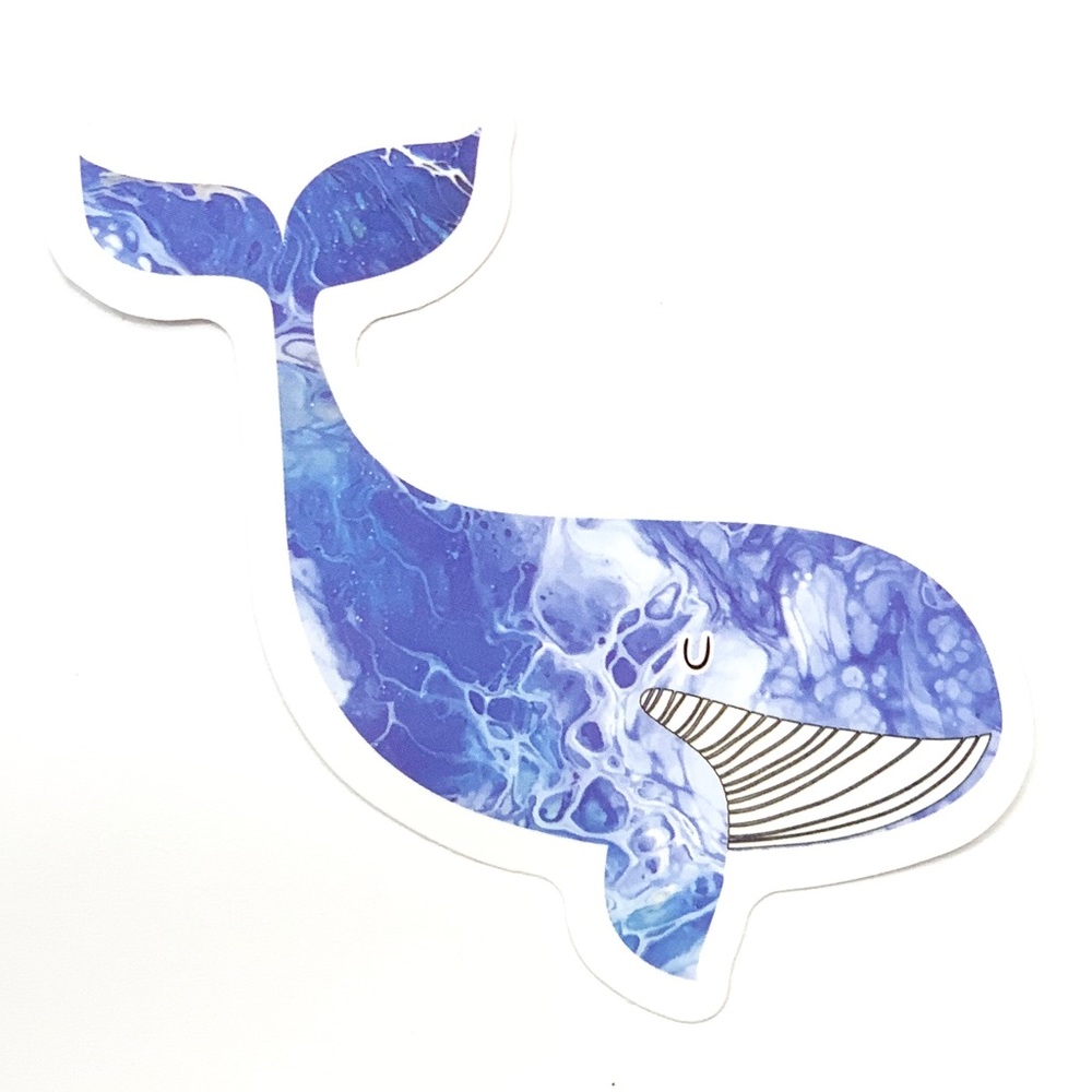 Whale Vinyl Sticker